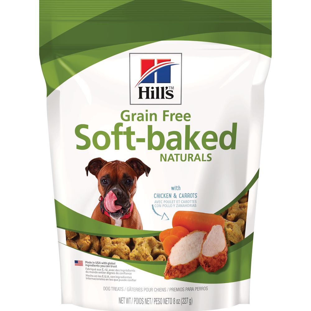 Premios Para Perros Naturales Horneados Suaves Pollo y Zanahorias Sin Cereales. 227gr - Hills Premios Para Perros Naturales Horneados Suaves Pollo y Zanahorias Sin Cereales. 227gr - Hills